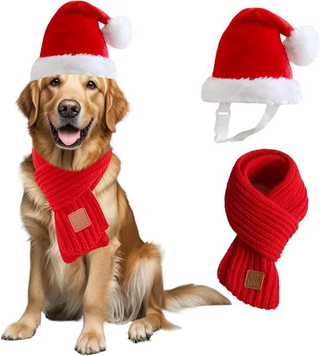 Miniatura 9 de Sombrero de Papá Noel de conejillo de indias, gatito, conejo, hámster, chinchilla, erizo, hurones, ardilla, sombrero de Navidad, gorra de Papá Noel