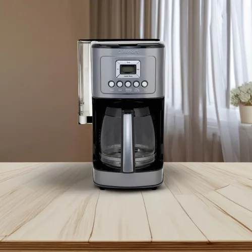 Miniatura 3 de Cuisinart - Cafetera con jarra de vidrio de 14 tazas, totalmente automática para control de intensidad de preparación y ajuste de 1-4 tazas, acero