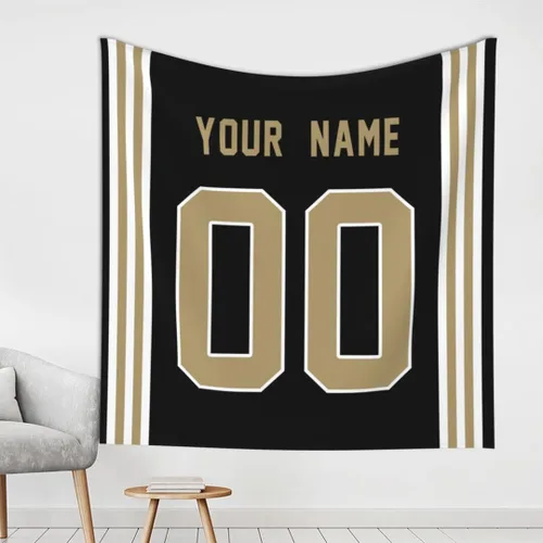 Miniatura 12 de Tapiz personalizado de fútbol americano personalizado con cualquier nombre, tapiz de 59 x 59 pulgadas, para colgar en la pared, gimnasio, deportes