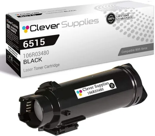 Miniatura 131 de CS compatible Xerox Phaser 6510/WorkCentre 6515 (106r03480) 2 cartuchos de tóner negro para Phaser 6510, WorkCentre 6515 2 negro