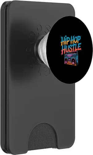 Miniatura 7 de Hip Hop Hustle Retro Boombox Graffiti Style PopSockets Adhesive PopGrip