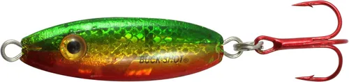 Northland - Cuchara de sonajero de pesca en hielo, varios tamaños y colores para lucioperca, perca, panfish y trucha Dorado (Golden Perch)