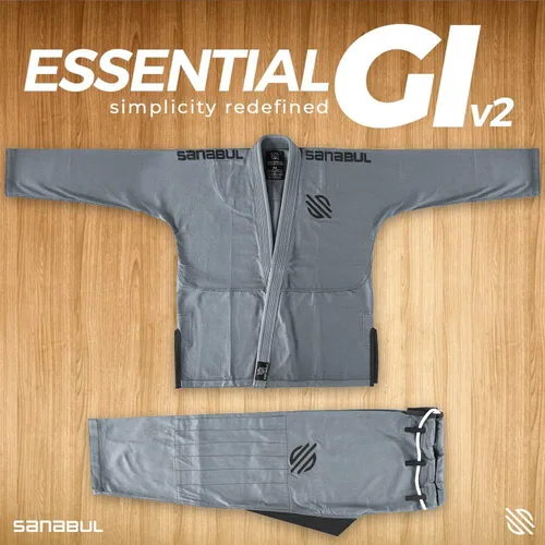 Miniatura 4 de Sanabul Essentials V2 Ultra Light BJJ Jiu Jitsu Gi ver guía especial de tallas