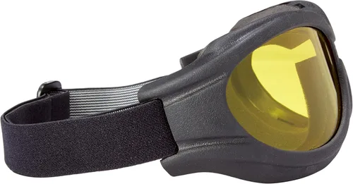 Miniatura 3 de Hot Leathers Big Ben - Gafas de motociclista amarillas para motociclista, lentes antivaho