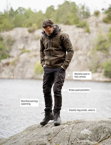Miniatura 7 de RevolutionRace Pantalones RVRC GP para hombre, pantalones duraderos para todas las actividades al aire libre