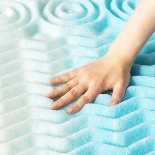 Miniatura 9 de Best Price Mattress - Cubrecolchón de espuma viscoelástica de 2 pulgadas con 5 zonas, con gel en espiral Aerobreeze, certificado CertiPUR-US, Dorm