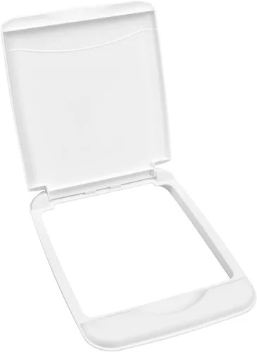 Miniatura 11 de Tapa para cubo de basura de 35 cuartos de galón, de la marca Rev-A-Shelf plateado