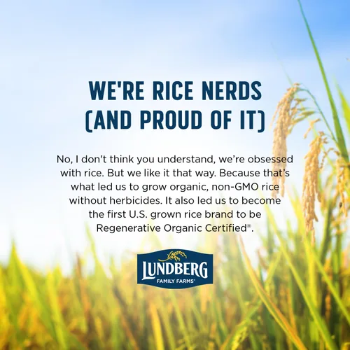 Miniatura 7 de Lundberg Arroz orgánico de sushi, granos cortos blancos pegajosos de estilo japonés cultivado en California, 64 onzas