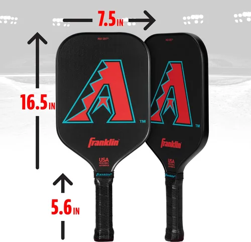 Miniatura 2 de Franklin Sports Palas de Pickleball del Equipo MLB - Palas de Pickleball con Logo y Colores Oficiales del Equipo de Béisbol MLB + Serie de Firma
