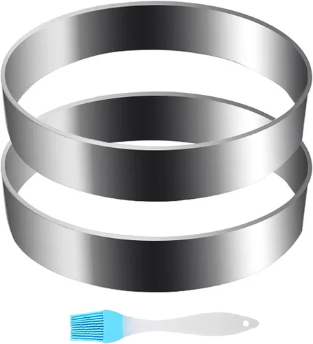 Miniatura 10 de Juego de 4 anillos de huevo antiadherentes de 3.5 pulgadas, construcción de acero inoxidable con mango estilo pestaña incorporada 4pcs 3.5inch