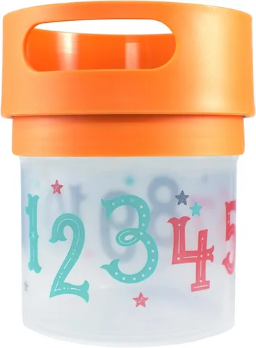 Miniatura 13 de Munchie Mug Taza de aperitivos a prueba de derrames para niños pequeños, tapa de tela suave, contenedor de aperitivos antiderrames, fabricado