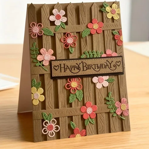 Miniatura 3 de Lapoo Marcos de Fondos 3D Troquel Metálico para Álbum de Recortes, Nuevos Troqueles DIY para Álbum, Tarjetas, Decoración de Papel, Artesanías Flor