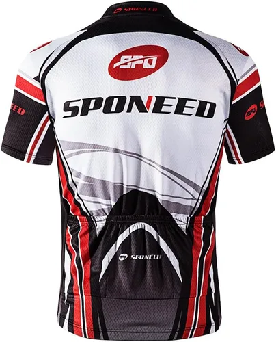 Miniatura 2 de sponeed - Jerséis de ciclismo para hombre, tops, camisas de ciclismo, manga corta, atuendo de ciclismo, chaqueta de ciclismo de cierre completo