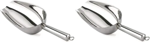 Miniatura 9 de TeamFar Cuchara de hielo de 12 onzas, cuchara de metal de acero inoxidable para bar, cocina, fiesta, multifunción y fácil almacenamiento, no tóxico