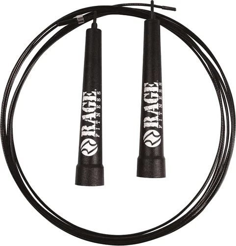 RAGE Fitness Cuerda de velocidad R1 diseñada por un campeón mundial de cuerda de saltar, ideal para boxeo y entrenamiento de fitness, cable