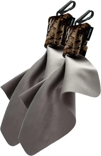 Miniatura 59 de SPUDZ Limpiador de lentes de microfibra ultra – Bolsa que se puede cerrar, con clip, lavable – para óptica, visores, gafas Alpine Mountain Camo, 6