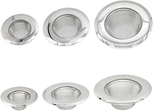 Miniatura 3 de Atrapapelo de acero inoxidable para bañera, Orificio De Drenaje De Ducha, Trampa De Filtro, Colador De Fregadero De Alambre De Metal, Accesorios De