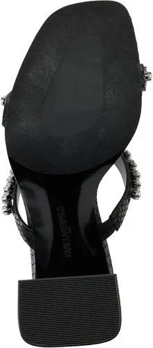 Miniatura 3 de Karl Lagerfeld Paris Women's Rayan Embellished Block Heel Sandal Heeled