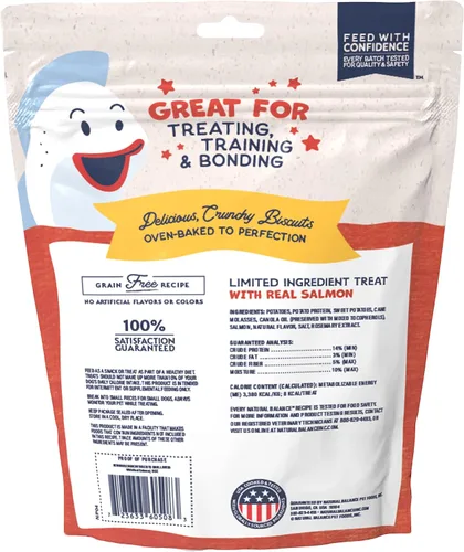 Miniatura 3 de Natural Balance Premios de Ingredientes Limitados Crujientes Galletas, Bocadillos para Perros de Tamaño de Mordida Sin Granos para Perros de Raza