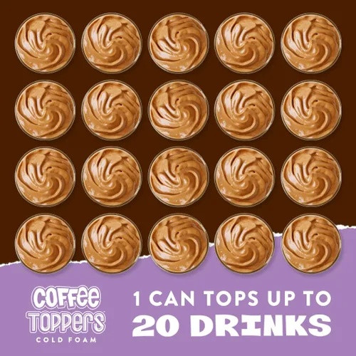 Miniatura 5 de Coffee Toppers Cold Foam Mocha 15 onzas (paquete de 3), Be Your Own Barista, Kosher