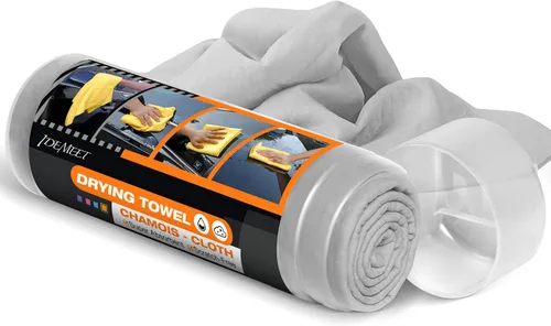 Miniatura 10 de Toalla de gamuza absorbente de alta calidad para secado de automóvil, 26 x 17 pulgadas, grande, reutilizable para vehículos, baño, eliminación