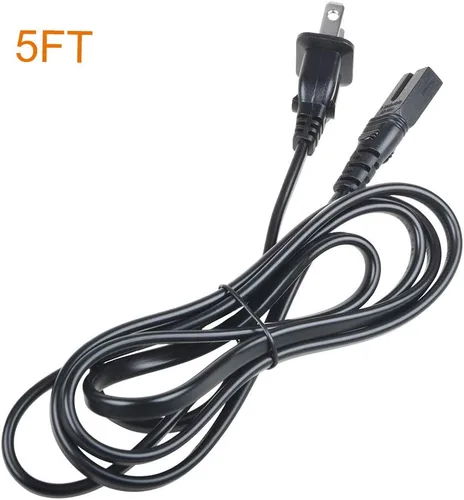 Miniatura 2 de ABLEGRID Cable de alimentación de 4.9 ft de CA, enchufe de enchufe para Memorex 2Xtreme 2 X Tree Digital AM-FM reproductor de CD portátil Boombox