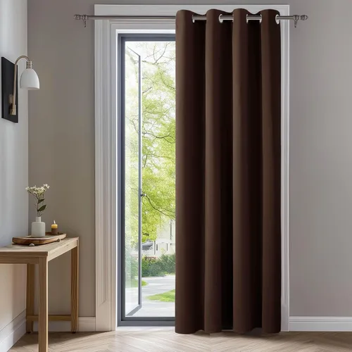 Miniatura 9 de Deconovo Cortina opaca, para oscurecer la habitación Gris claro