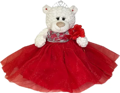 Miniatura 8 de KINNEX COLLECTIONS SINCE 1997 20" Quince Anos Quinceanera Last Doll Osito de peluche con vestido (pieza de centro) ~ ARC16831-4 (azul bebé)