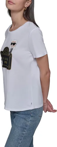 Miniatura 3 de Karl Lagerfeld Womens Karl Character Graphic T-Shirt