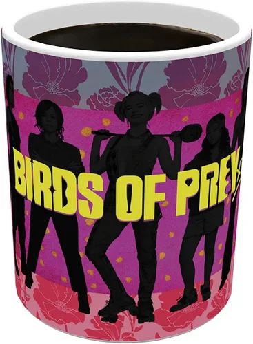 Miniatura 5 de Morphing Mugs DC Comics – Birds of Prey – Harley Quinn – Black Canary – Una taza de cerámica sensible al calor que cambia de color de 11 onzas