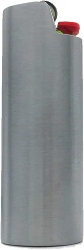 Miniatura 11 de Fundas de metal para encendedores, funda para BIC tamaño completo encendedor J6, color básico mate, regalo de bricolaje (latón)