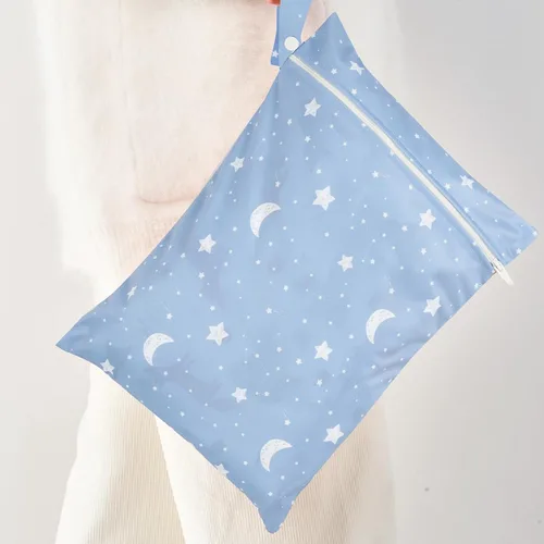 Miniatura 6 de HappyFlute 9 Juegos de Pañales de Tela de Bolsillo para Recién Nacidos Ajustables Reutilizables para Bebés Niños y Niñas (6-33 libras, 0-3 años)