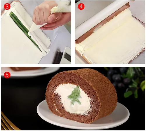 Miniatura 4 de Molde de silicona de tubo largo para árbol de Navidad 3D, columna de árbol de pino, molde de caramelo de chocolate, molde de vela hecho a mano