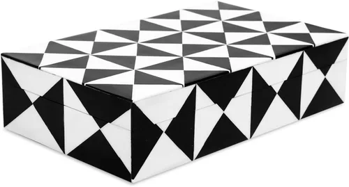 Handicrafts Home Caja de recuerdo decorativa de 8 x 5 – Pequeña caja organizadora con tapa, almacenamiento decorativo Boho, caja de memoria retro,