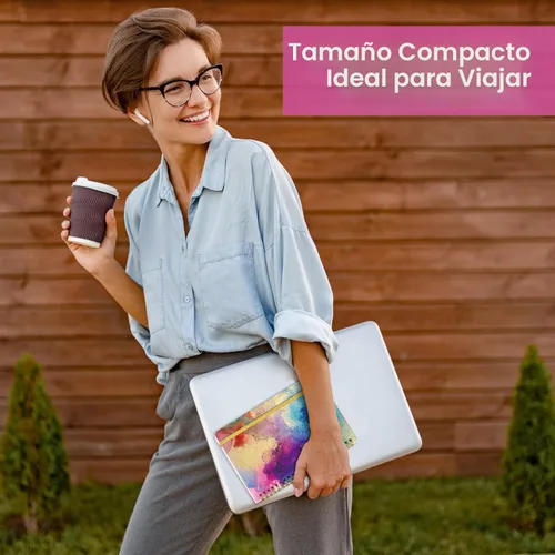 Miniatura 6 de Taja Cuaderno de Diario en Espiral con Líneas para Mujeres, A5 Lindo Cuaderno de Tapa Dura con Rayas Universitarias para Trabajo y Toma de Notas