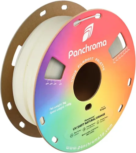 Miniatura 47 de Panchroma - Filamento de impresión 3D de ácido poliláctico (PLA) en degradado de Halloween, naranja, amarillo y magenta, 0.069 in, carrete de 2.2
