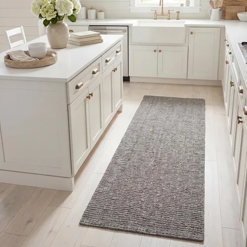 Miniatura 63 de SAFAVIEH Alfombra 9x12 - Colección de fibra natural - Grande - Marrón, Yute hecho a mano, estilo granja, textura gruesa de pelo grueso (NF447D)