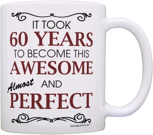 Miniatura 8 de Birthday Gifts For All 80th Took 80 Years Awesome Funny Party Gift - Taza de café de cerámica de 11 oz, taza de té, color blanco 11oz - 80th