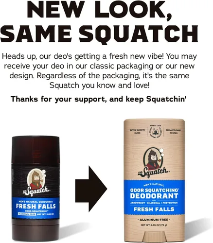 Miniatura 3 de Dr. Squatch Desodorante natural para hombres, sin aluminio, Pine Tar + Birchwood Breeze, 2.65 oz, 2