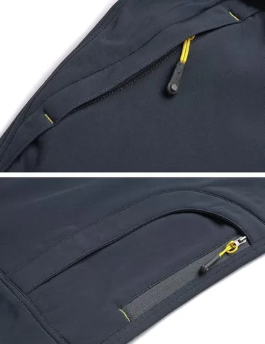 Miniatura 7 de MAGCOMSEN Men's Winter Pants 5 Zip Pockets Snow Ski Pants Fleece Lined Water Resistant Hiking Pants