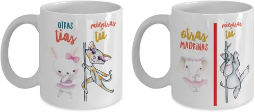 Miniatura 4 de Regalo para hermana, madrina Taza de Café para Navidad Regalo perfecto para graduados, profesionales y estudiantes de enfermeria Vaso con Negro