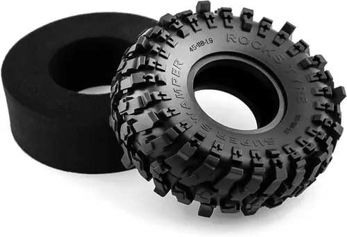 Miniatura 3 de Lifehead - Neumáticos de goma de 1.9 pulgadas para 1/10 RC Crawler Car TRAXXAS TRX4 TRX6 Axial SCX10 90046 90047 SCX10 III AXI03007 Tamiya CC01 D90