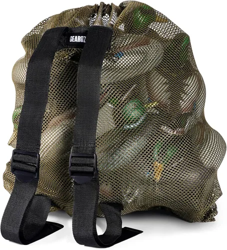 GearOZ Bolsa de señuelo de pato de 30 x 32 pulgadas, bolsa de señuelo de malla para ganso, aves acuáticas de pavo, peso ligero con correas de hombro