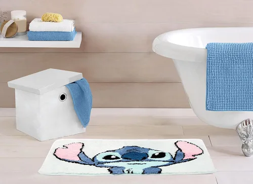 Miniatura 2 de Jay Franco Bluey - Alfombra de baño para niños, suave, antideslizante, lavable a máquina, color azul, 20 x 30 pulgadas