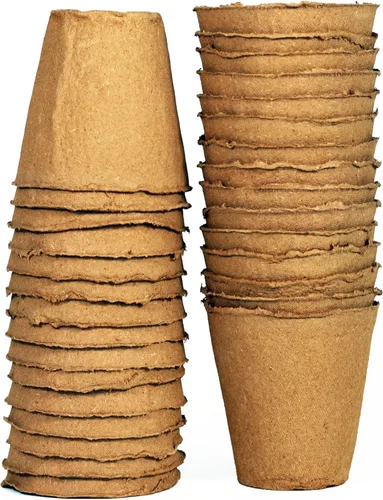 Miniatura 5 de Daniel's Plants Macetas desnudas de 3 pulgadas Macetas de inicio de semillas plantables naturales Biodegradables con certificación OMRI