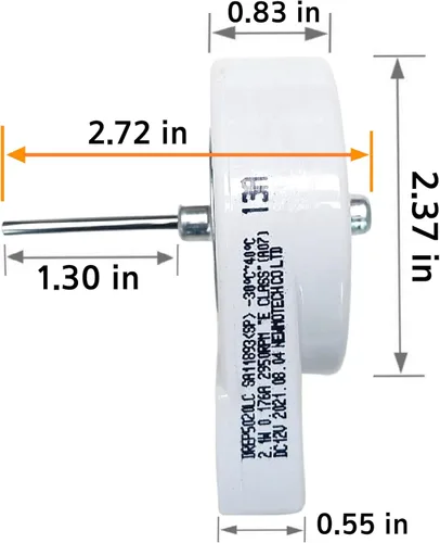 Miniatura 4 de DA31-00146H Motor del ventilador del evaporador DREP5020LC para el refrigerador de Samsung