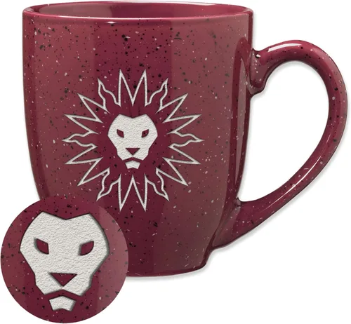 Miniatura 36 de Rico Industries NCAA Virginia Tech Hokies Maroon - Taza de café de cerámica grabada con láser, color del equipo, 16 onzas