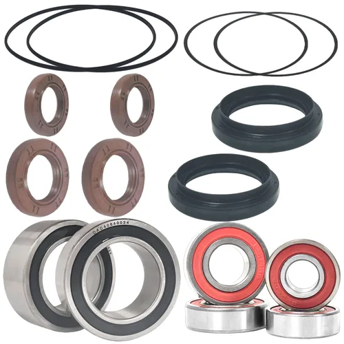 Kit de sellos de rodamiento de rueda delantero y trasero para Yamaha Raptor 700 YFZ450 YFZ450R YFZ450X 2006-2023 (16 piezas)