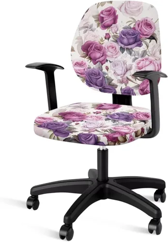 Miniatura 21 de Office Chair Covers with Arms Trendy American Flag Lightweight Computer Chair Slipcover Set of 2 Elastic Fabric Furniture Protector for Swivel