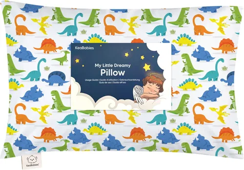 Miniatura 19 de KeaBabies - Almohada con funda para niños pequeños, almohada My Little Dreamy de 13 x 18 pulgadas (ABC Land)